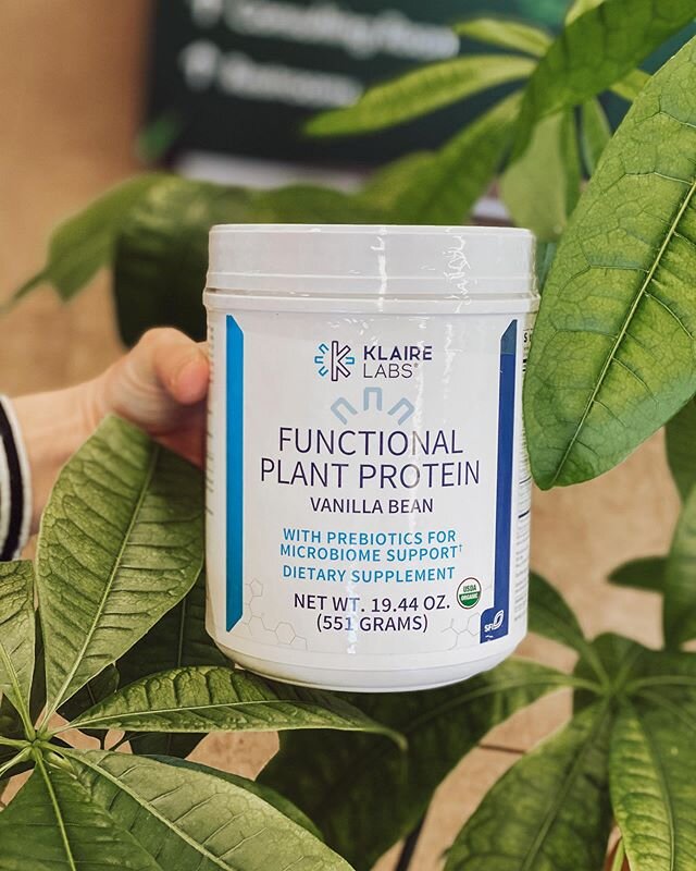 ✨PRODUCT HIGHLIGHT✨⠀
⠀
@klairelabs Functional Plant Protein with prebiotic fiber! This organic 🌿 plant-based formula is made with sustainable pea protein and highly bioavailable ingredients that are easy to digest. With 20 grams of protein per servi