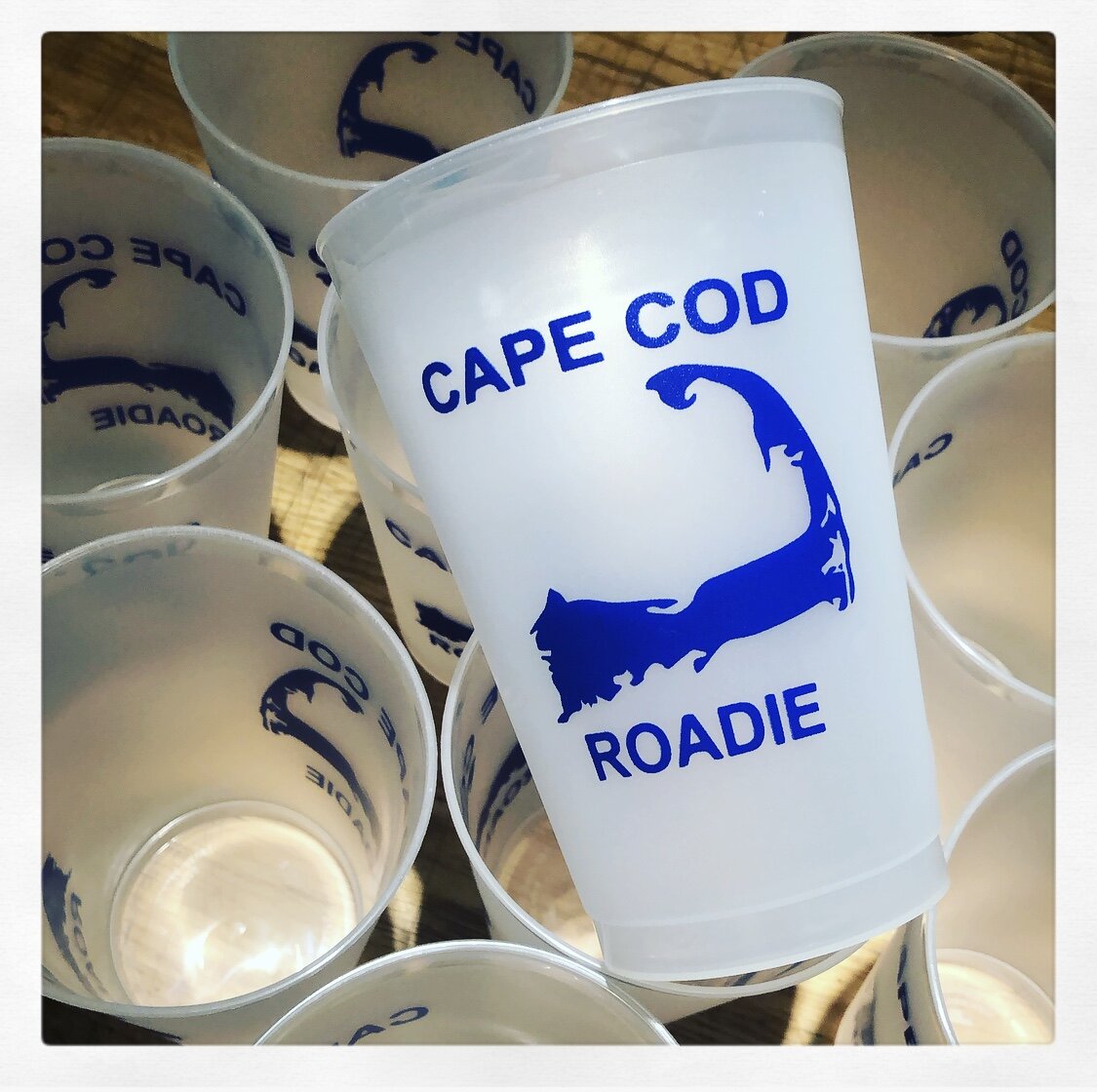 Roadie River Roadie Hostess Gift Monogrammed Cocktail Cups Foam Custom Lake Cups Beach Cups Personalized Pool Cups Party