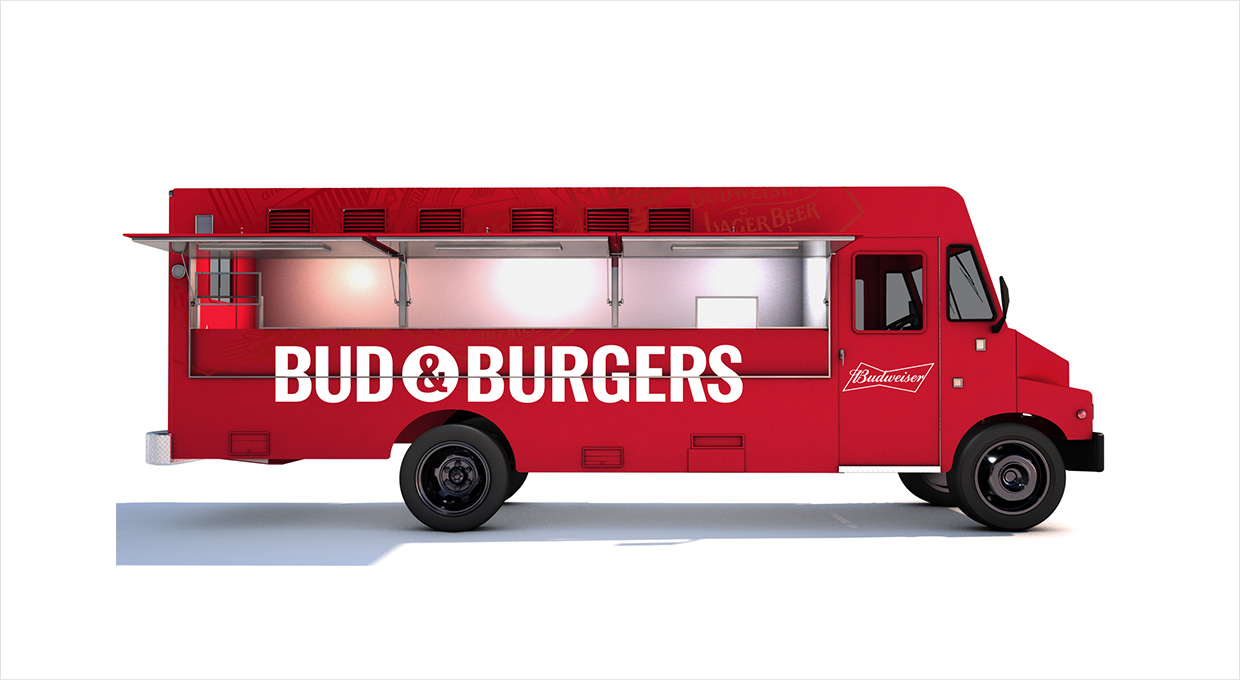 Final Bud & Burgers truck design