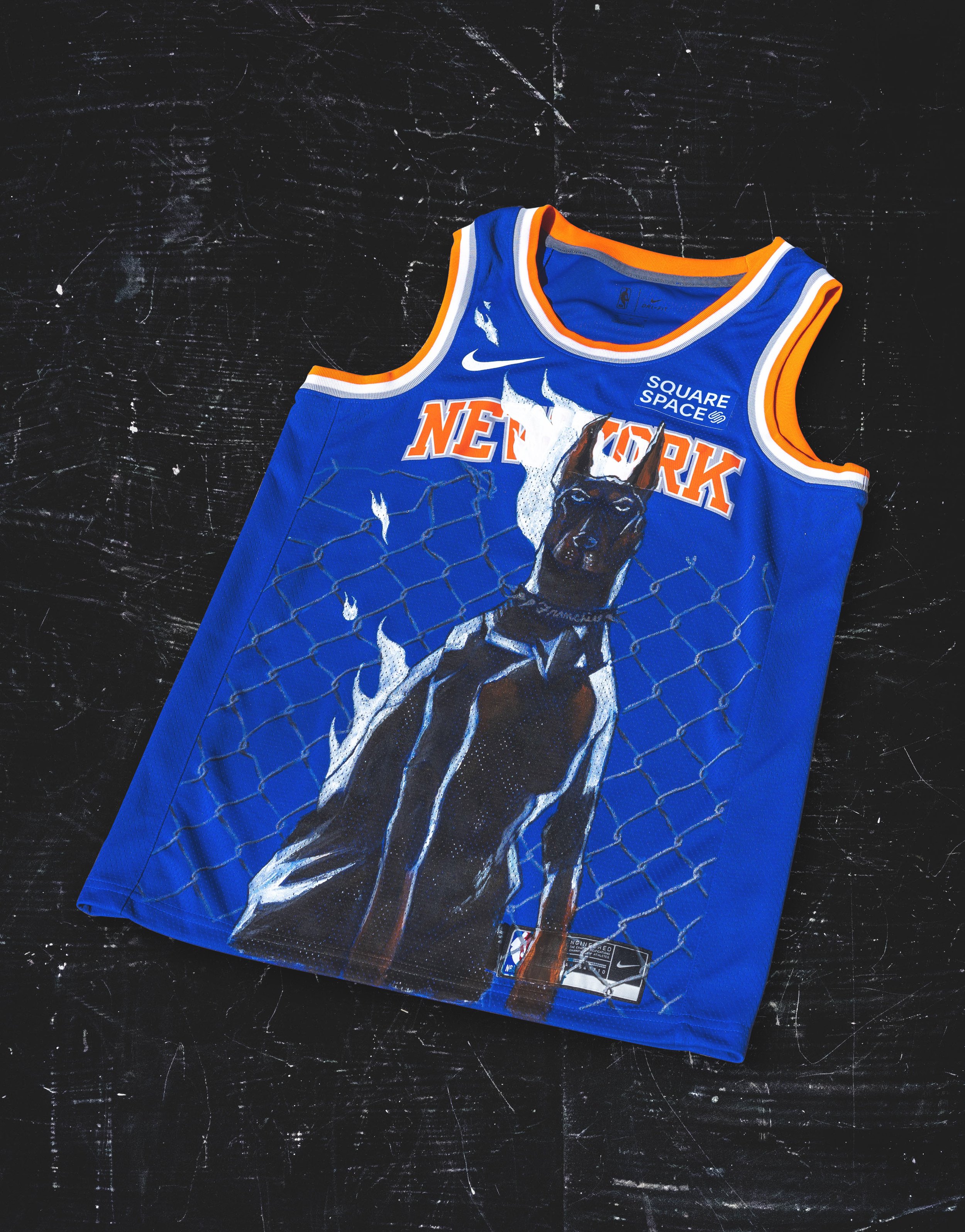 Digital File New York Knicks Jersey Neon Personalized Jersey 