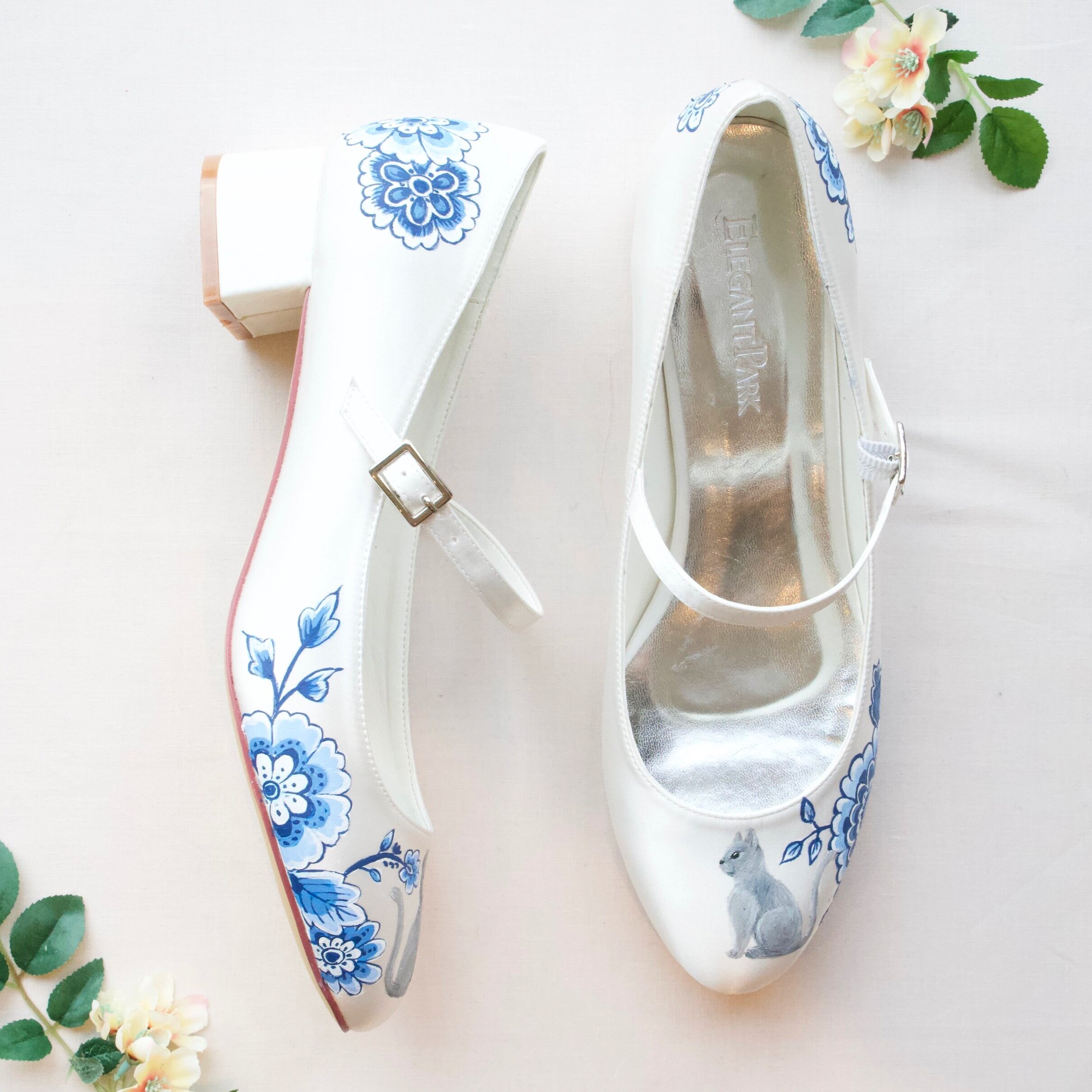 Unique Flat Wedding Shoes —Bespoke Wedding Accessories