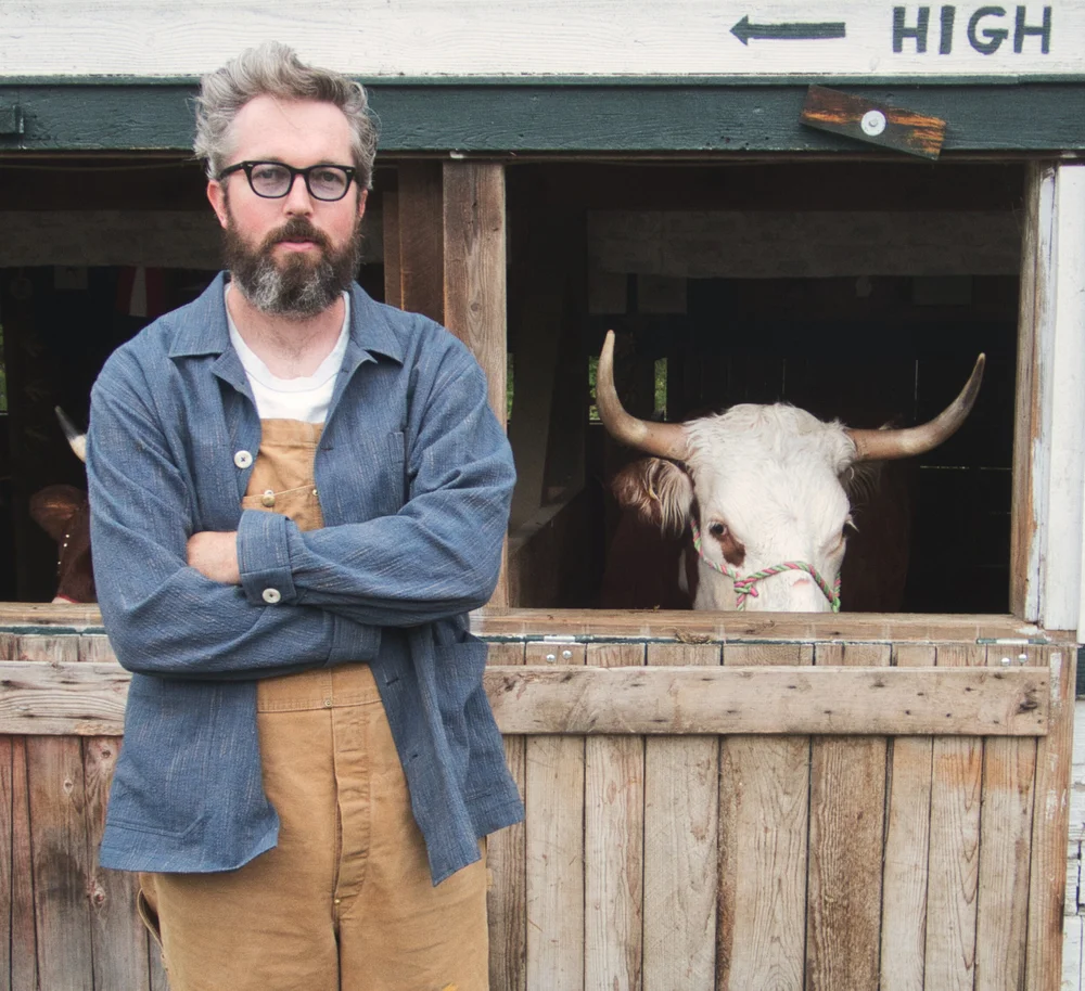 Fushi Marbled Chore Coat modeled 4.jpeg