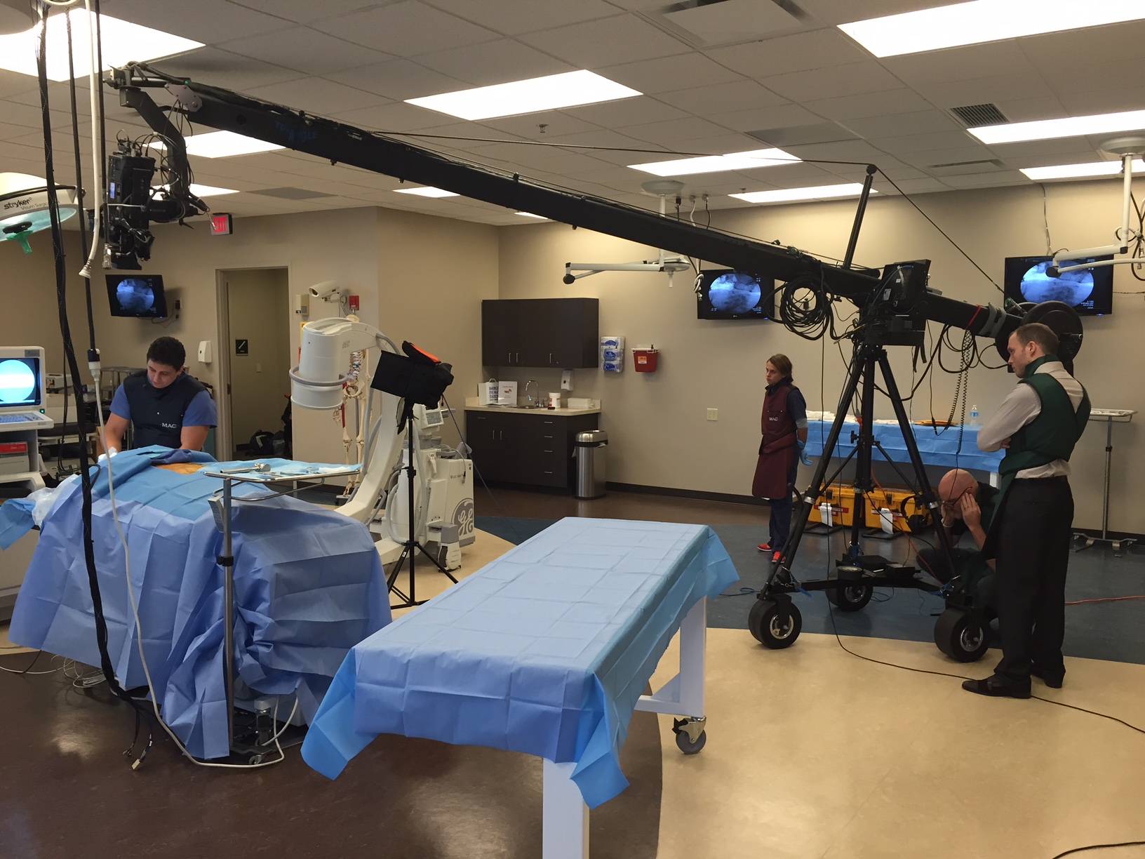  Using a jib to get up close and personal with a cadaver 