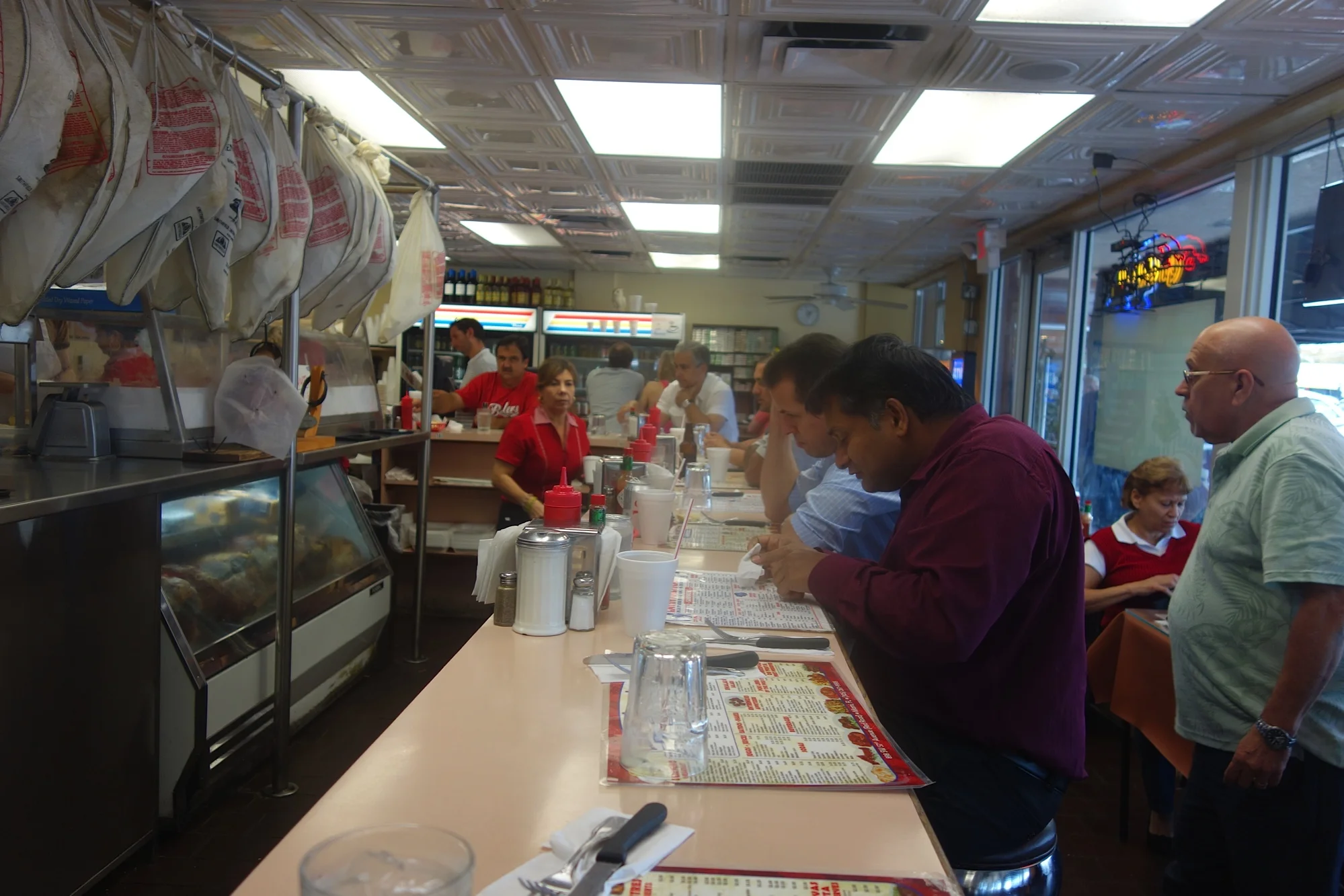 Latin American restaurant counter