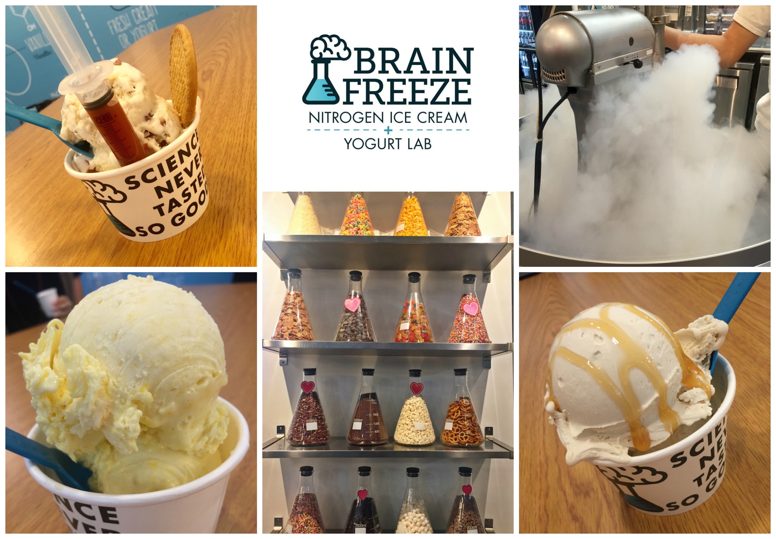Saturday Sweets: Brain Freeze Nitrogen Ice Cream + Yogurt Lab