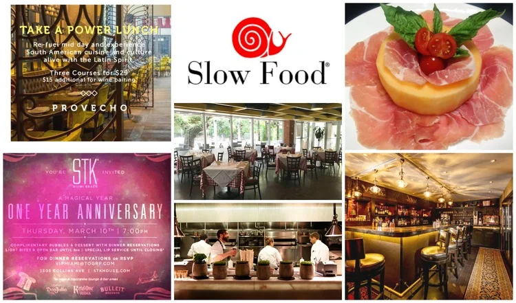 Weekly Nibble: Slow Food, Kaiseki at Bazi, Power Lunch at Komodo and Coya, Brunch at KYU
