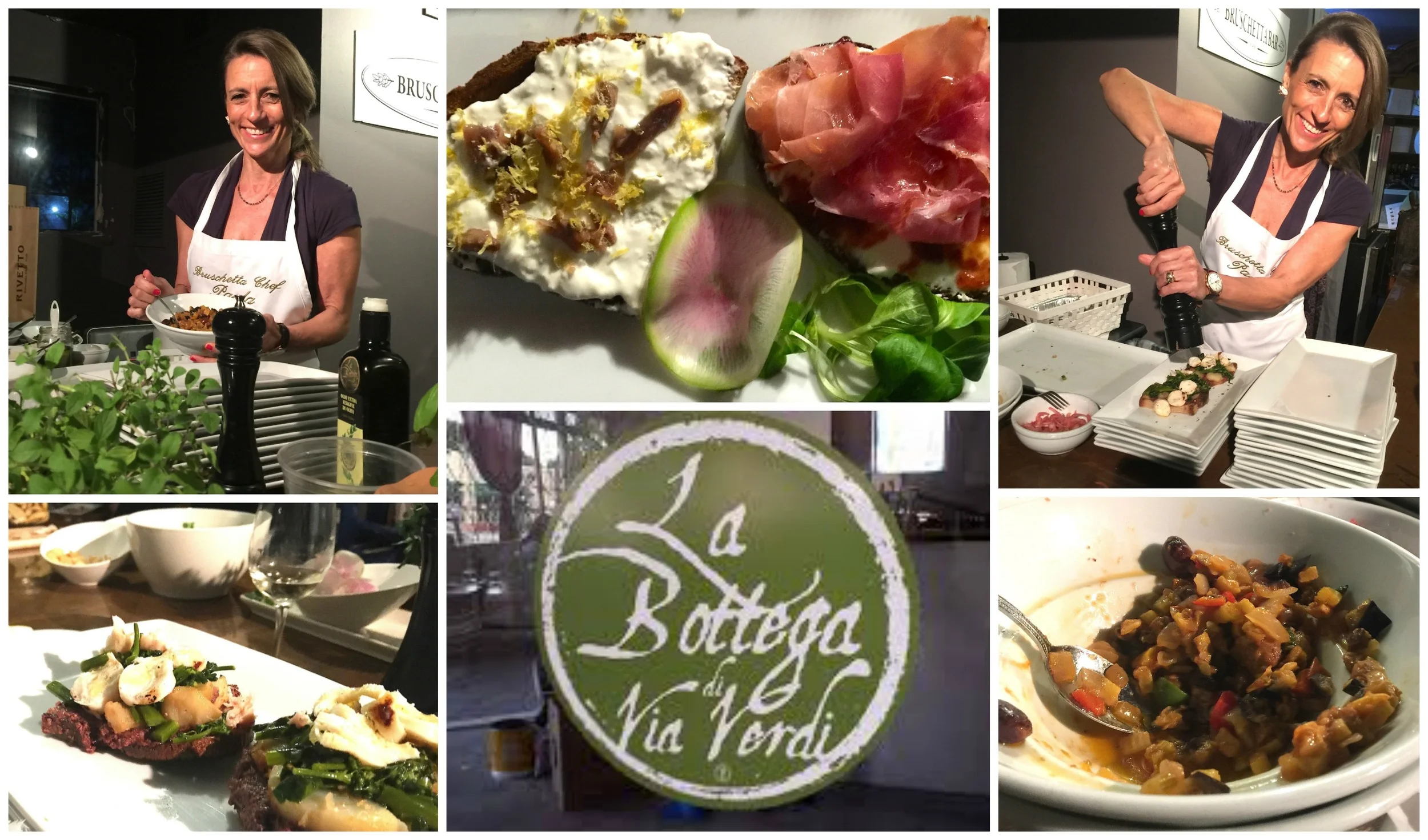 Pop-Up Bruschetta Bar at Via Verdi