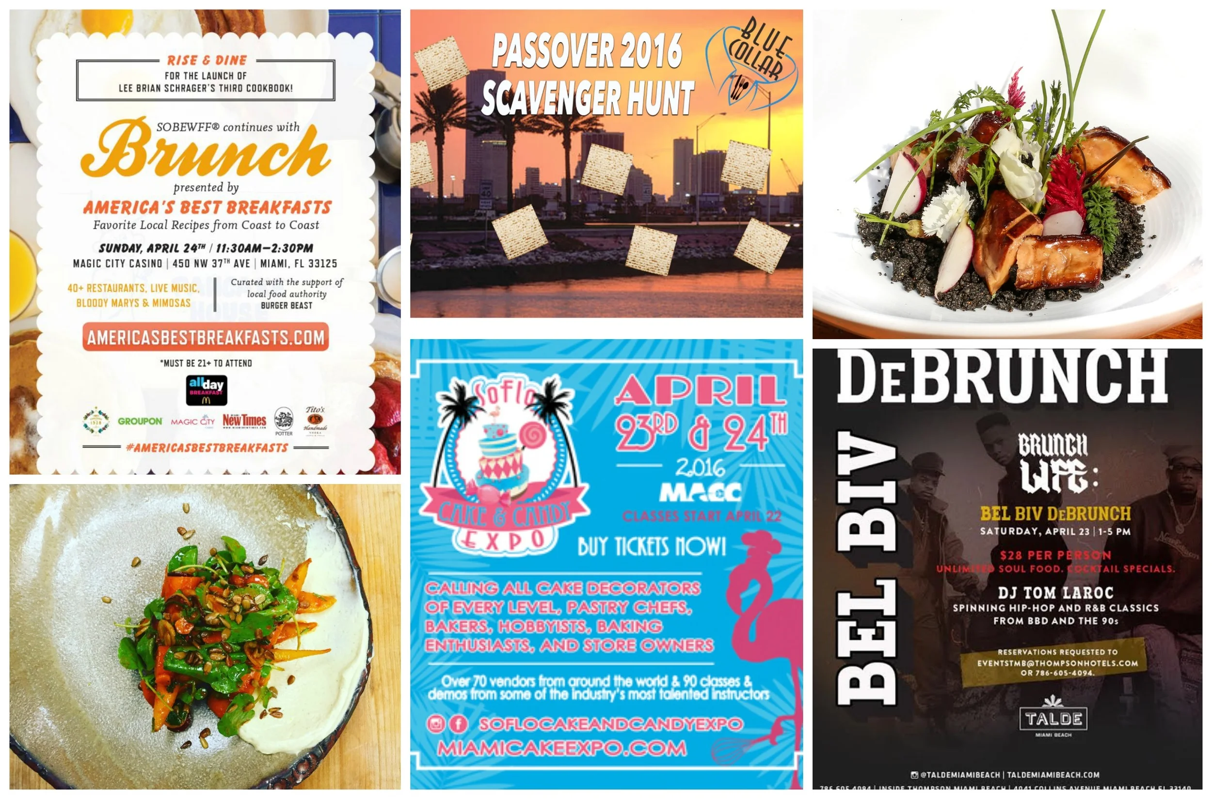 WeeklyNibble: America’s Best Breakfasts, Blue Collar Matzo Hunt, EDITION Tour and Dinner, Miami’s Slow Food “Freshest Night Out” and more.