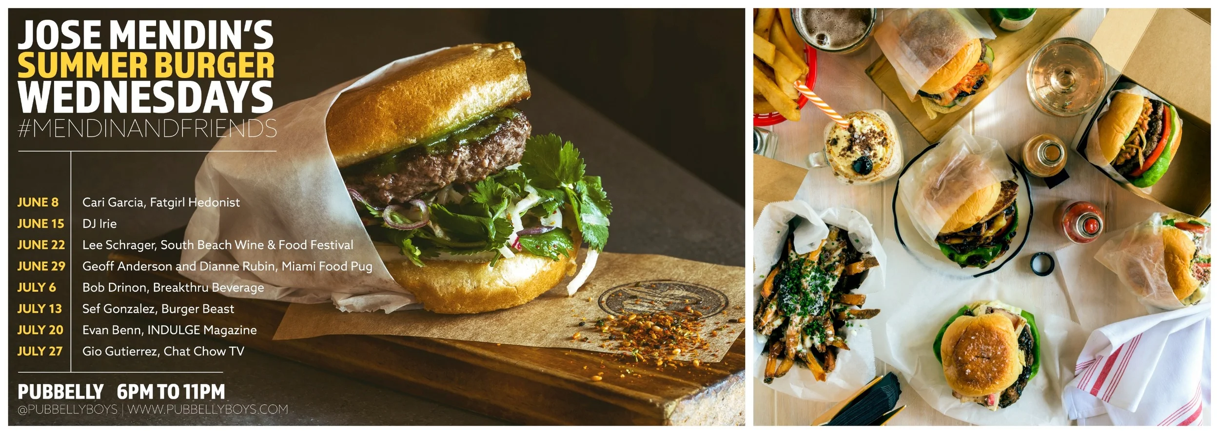 Pubbelly Burger Series kicks off with Miami "Guest Chef" Burgers