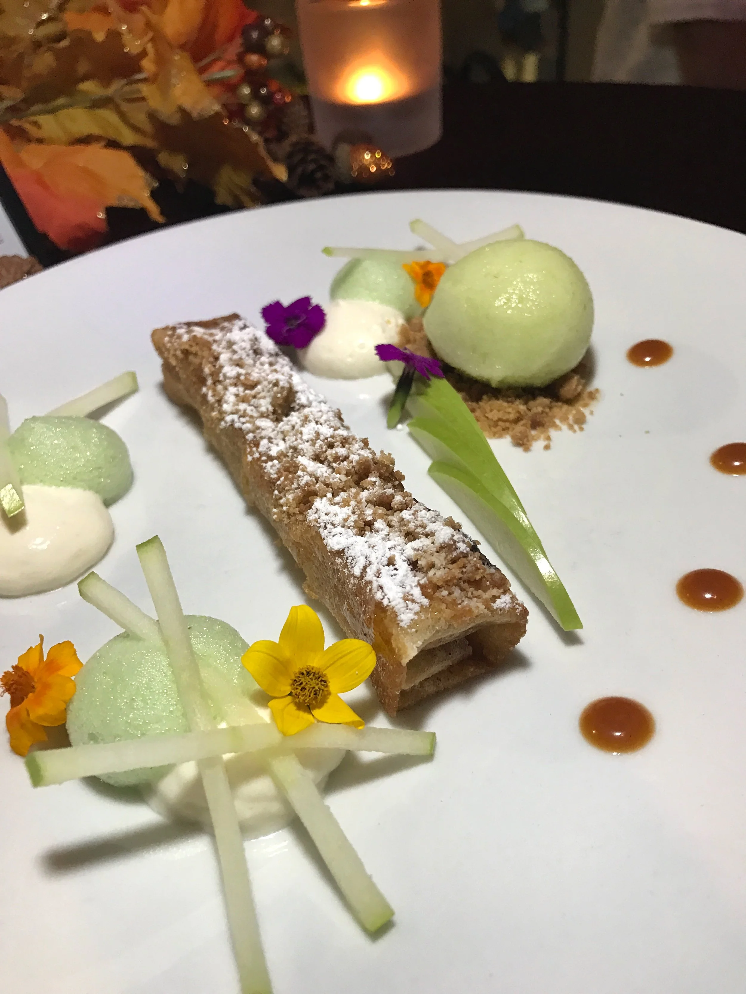 db Bistro Moderne Miami crispy apple confit dessert