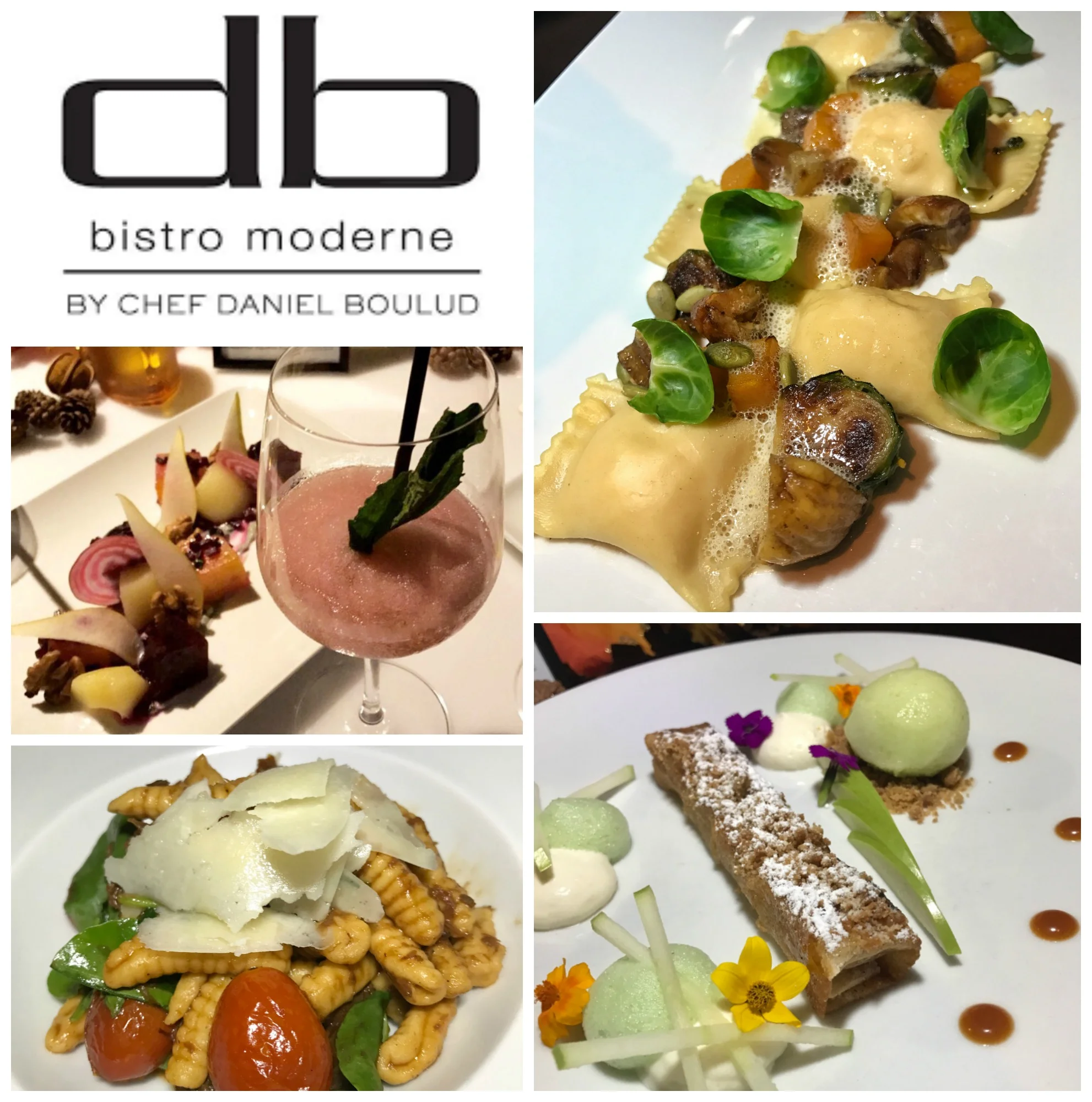 db Bistro Moderne: Fall inspired cocktails, dinner and desserts