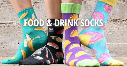 Sock Drawer Food and Wine socks MIAbites