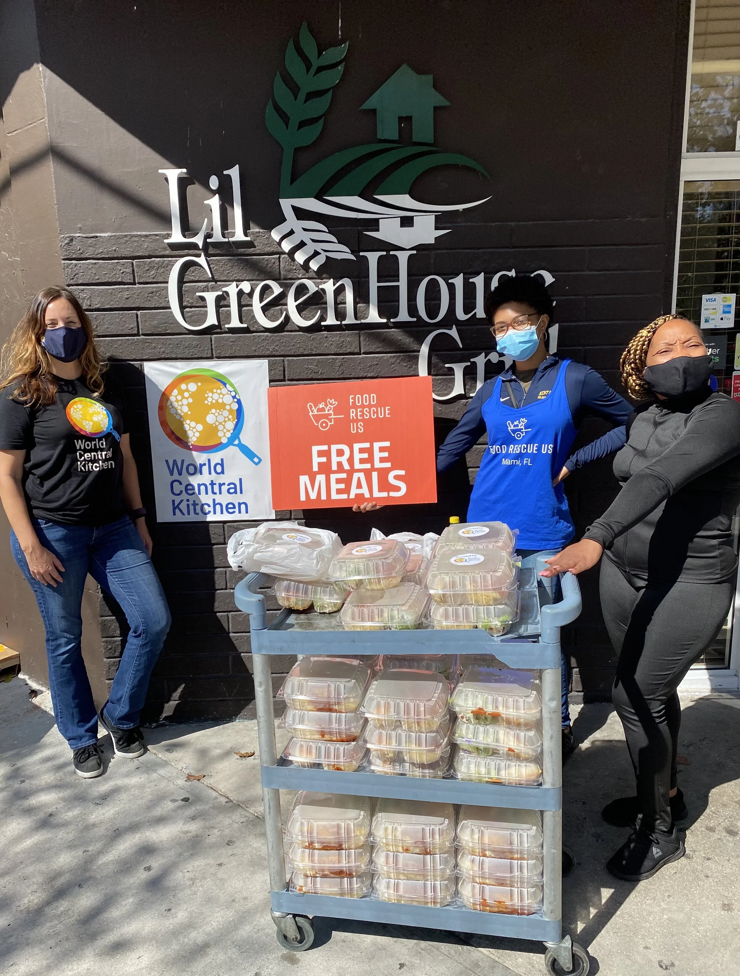 World Central Kitchen partners with Food Rescue US Miami FREE Meals
