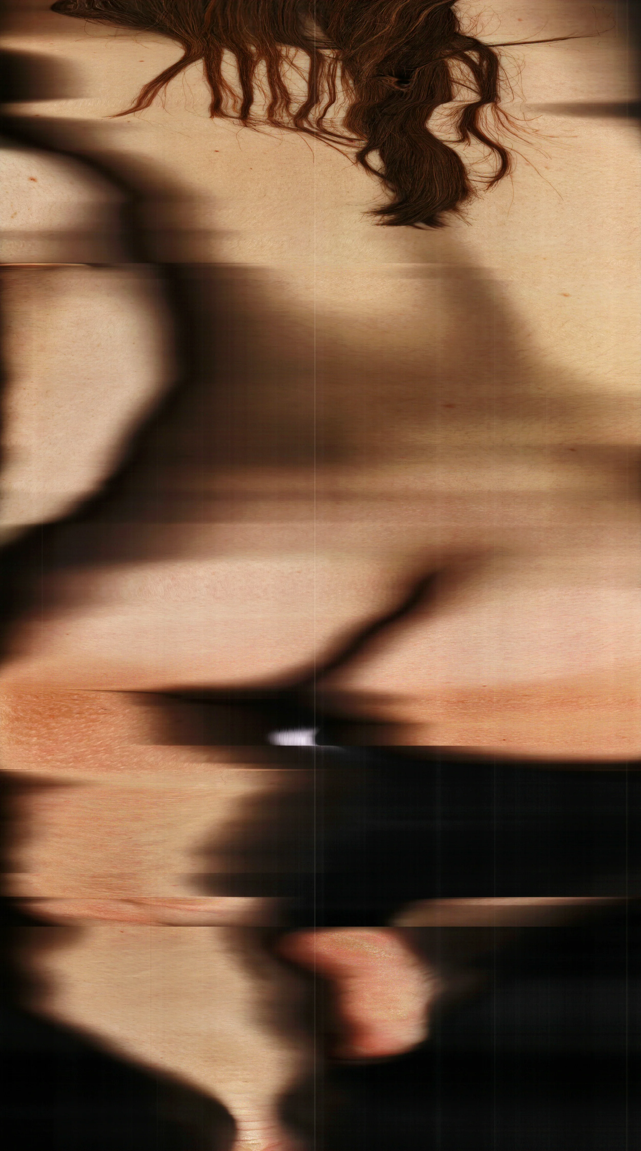 Broke Down Frames , 2015 Archival Digital Prints, Waxed Linen Thread 32" x 61"