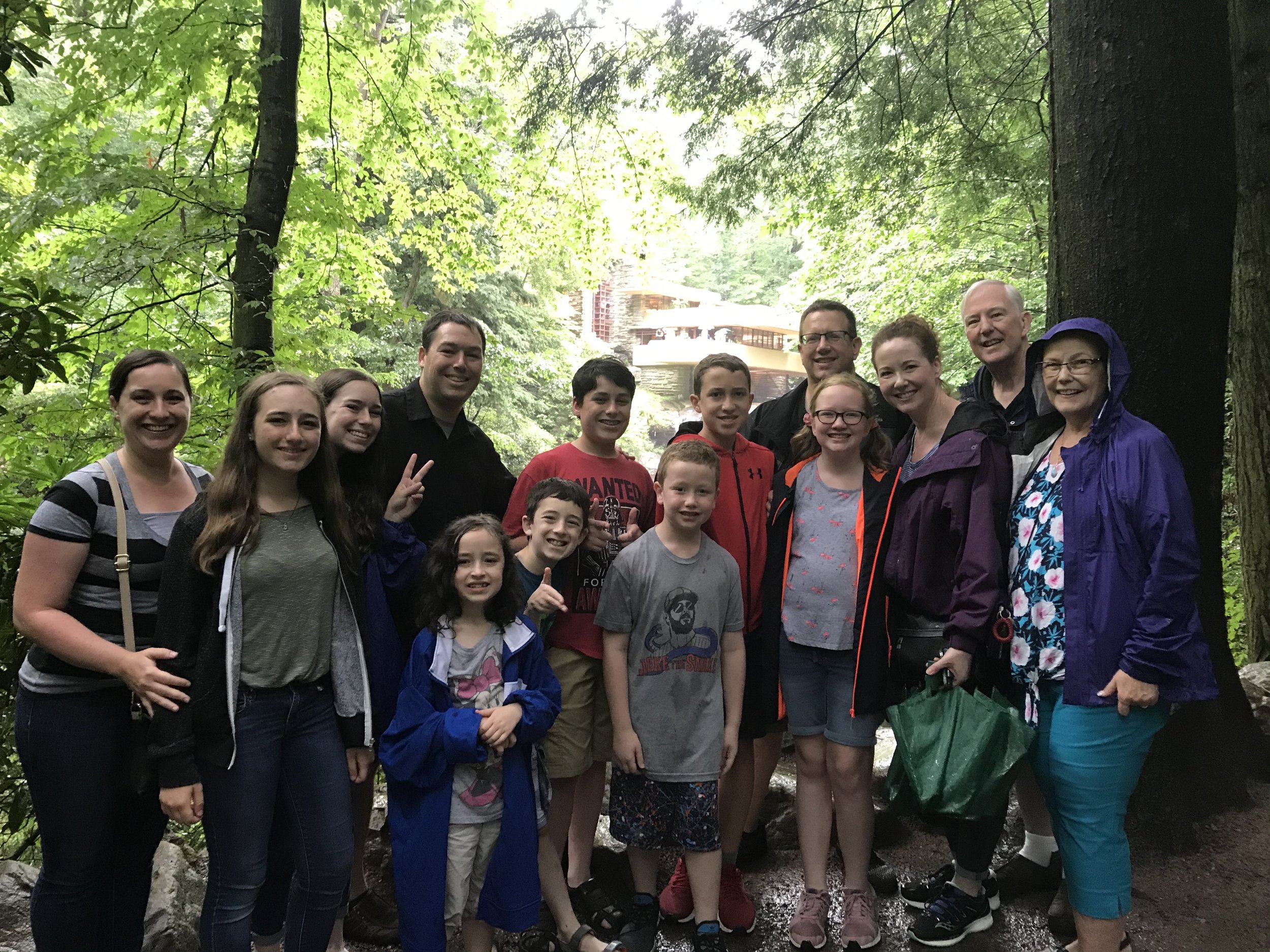 My family, from Left to Right: Ioana (my sweet wife), Ana, Lexie, Myself, Sarah, Tommy, Zach, Jacob, Aiden, Brian, Maddie, Candice, Thomas (my dad), and Sharon (my mom).
