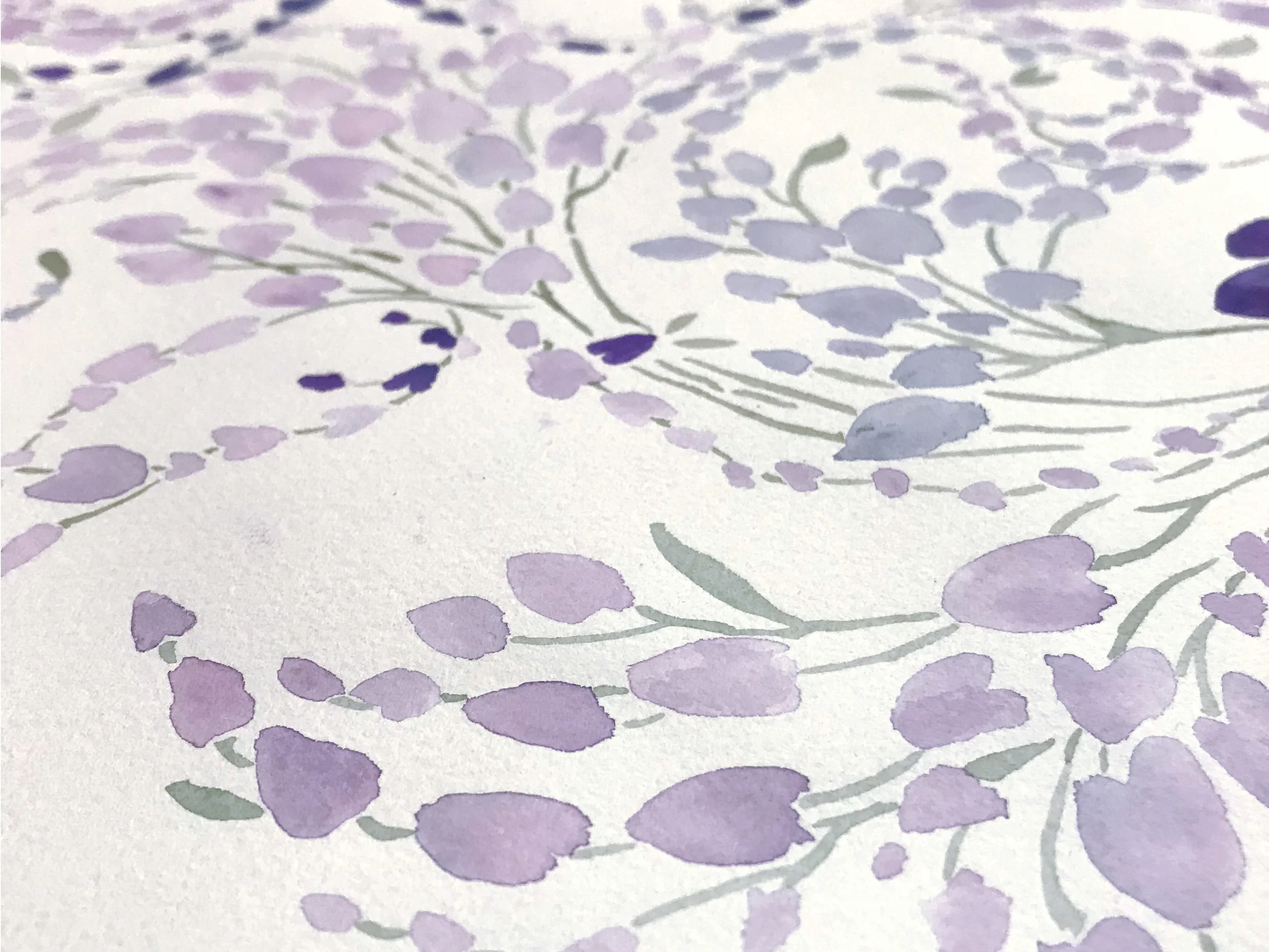 Painting with watercolor & gouache