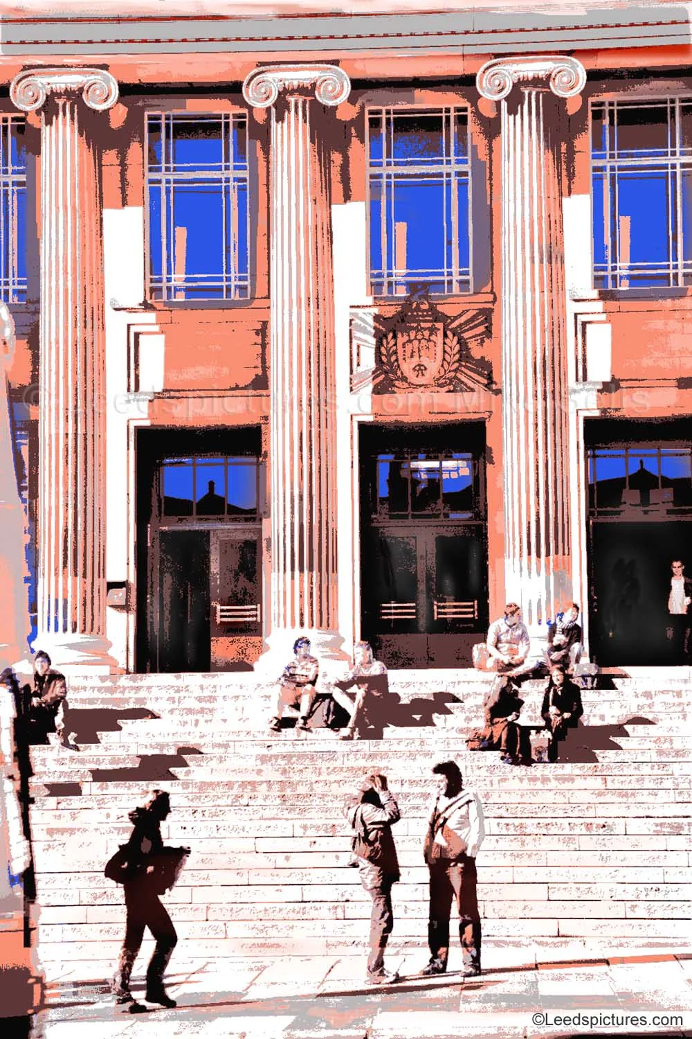 Leeds University: The Parkinson Steps Meeting on the steps in the sunshine - just friends or new relationships ...
