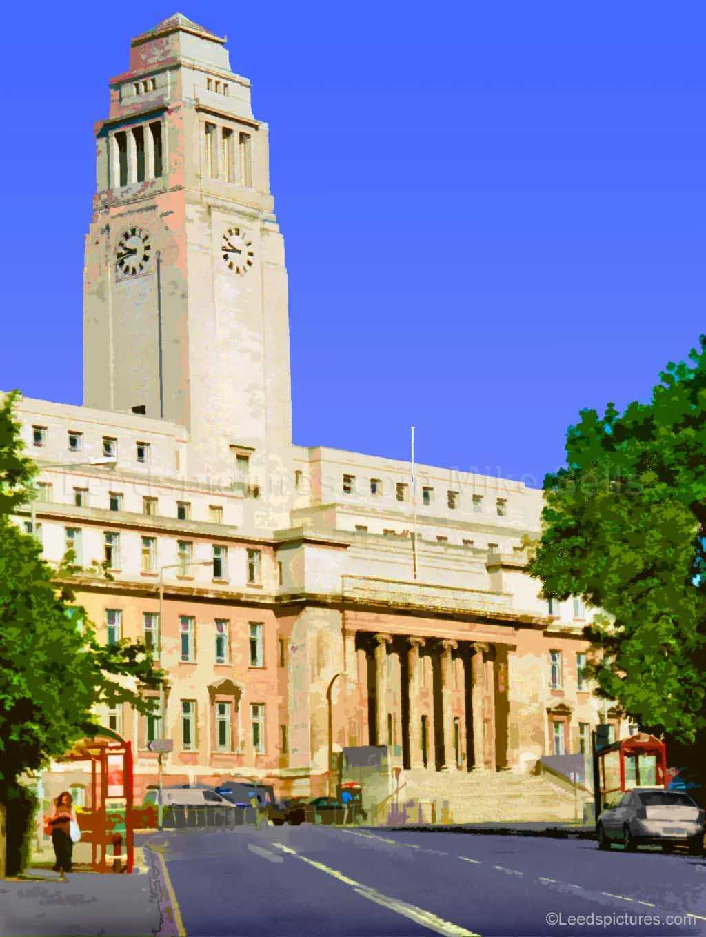 Leeds University: The Parkinson Building The iconic outline that can be seen from many parts of Leeds