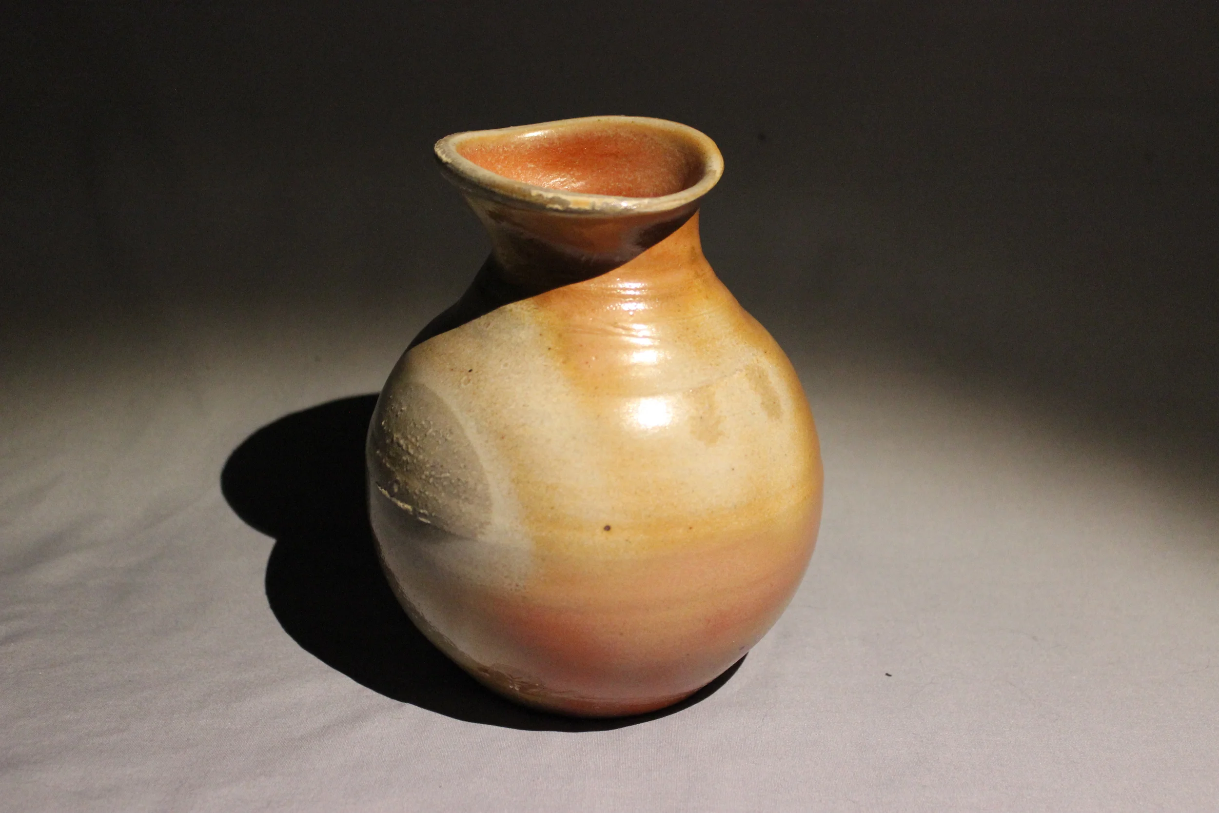 Wood Fired Orb Vase