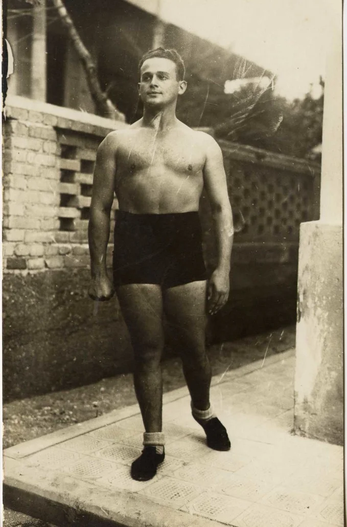 Moshé Feldenkrais during his time in Israel in the 1920s.