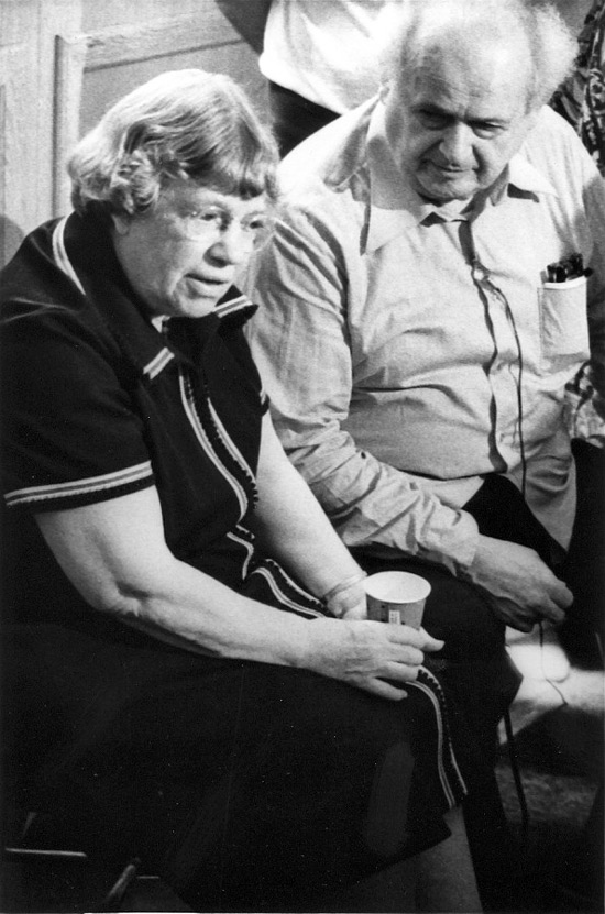 Dr. Feldenkrais with the anthropologist Margaret Mead in the 1970s. Mead said of his method, " This is the most sophisticated and effective method I have seen for the prevention and reversal of deterioration of function. "