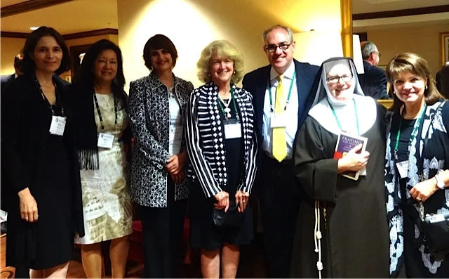 The Napa Institute 2014 with EWTN’s Michael Warsaw and Mother Dolores of the Poor Clares