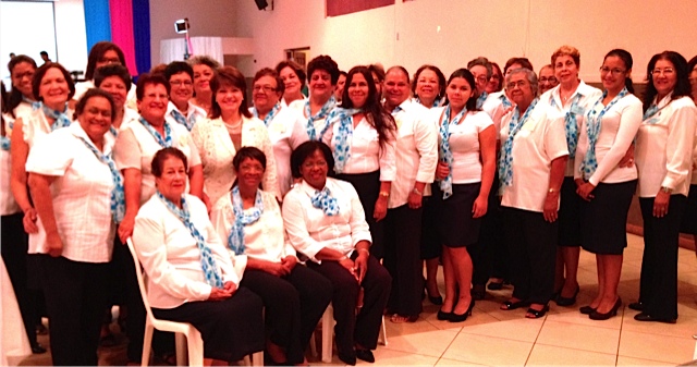 Aruba Magnificat Leadership at Prayer Breakfast for 300 women 2014