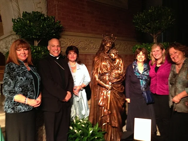 Archbishop Cordilieone & Kathleen at St. Patrick's Seminary, CA