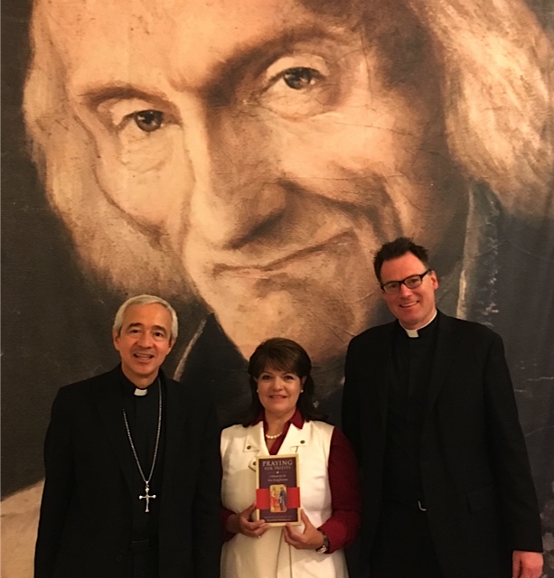 At the Congregation for Clergy, Rome: Archbishop Patron Wong and Monsignor Doktorczyk