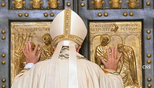 The Mercy Door opens