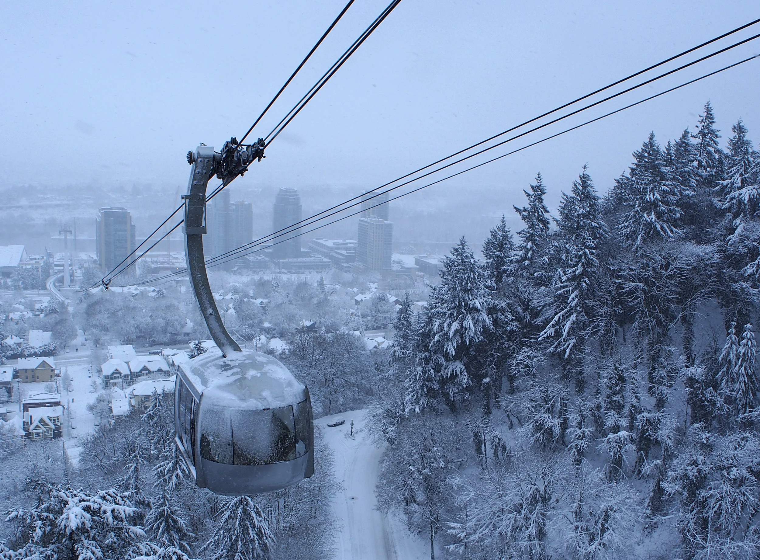 In the weeks leading up to the 10 year anniversary, Portland's transportation system was shut down by historic storms. The tram was the only transportation system that was not heavily impacted by the storm and instead worked overtime to deliver people safely to work, school, and home.