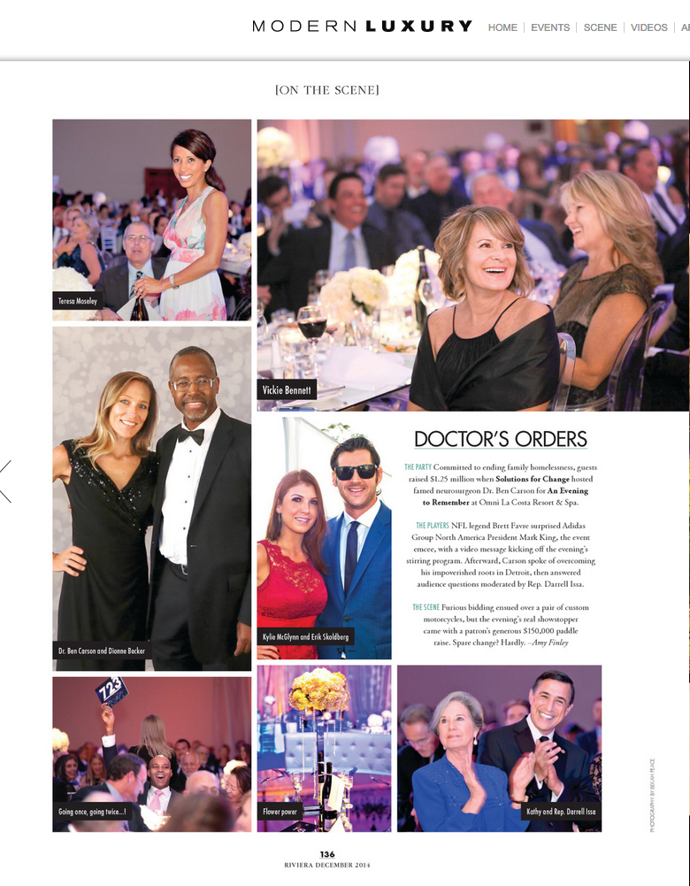 Solution For Change Gala ~ Seen in Modern Luxury