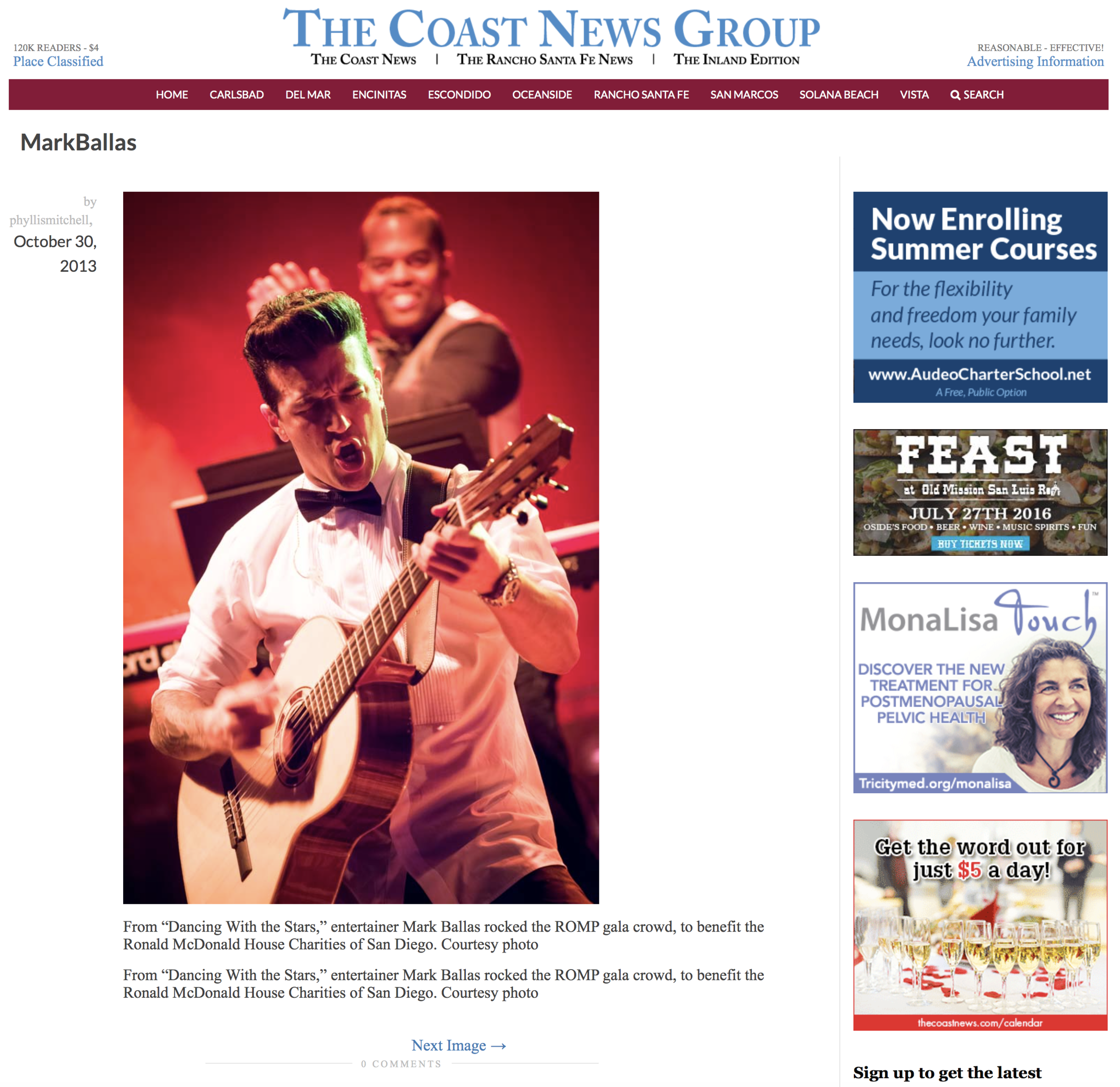 ROMP Charity Gala ~ A Night at the Copacabana