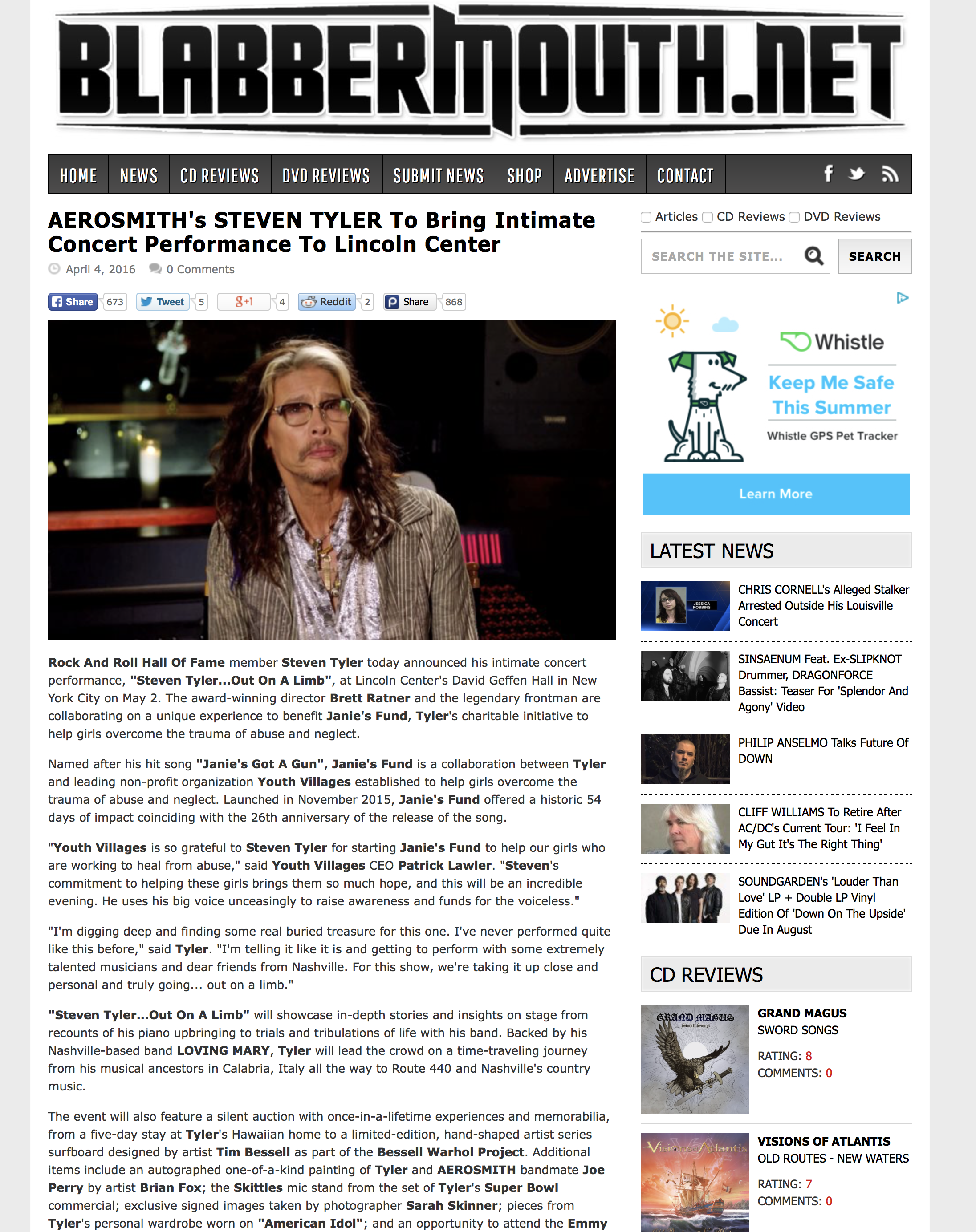 “STEVEN TYLER…OUT ON A LIMB” at Lincoln Center’s ~ Featuring Tim Bessell's Warhol Surfboards