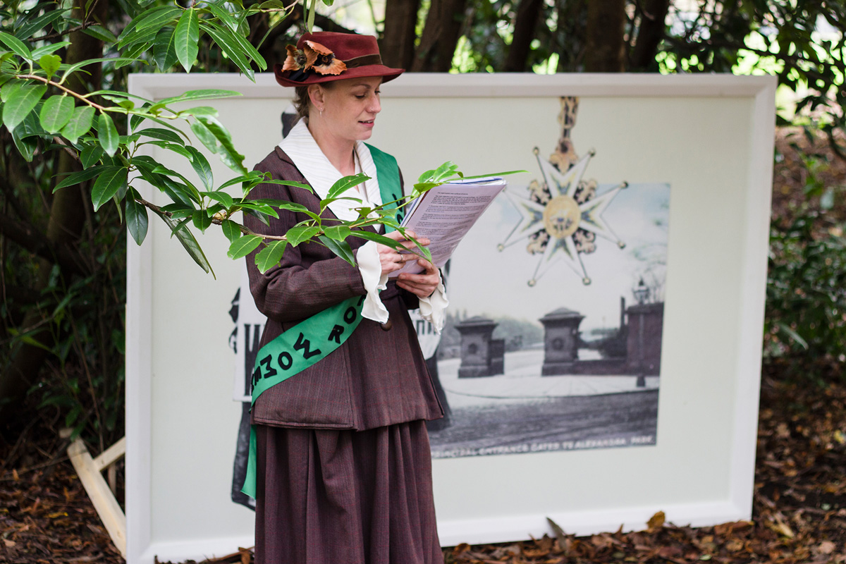 Alexandra Arts Pankhurst in the Park Nov 1