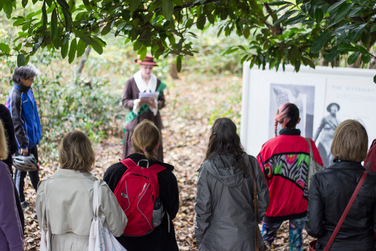Alexandra Arts Pankhurst in the Park Nov 1