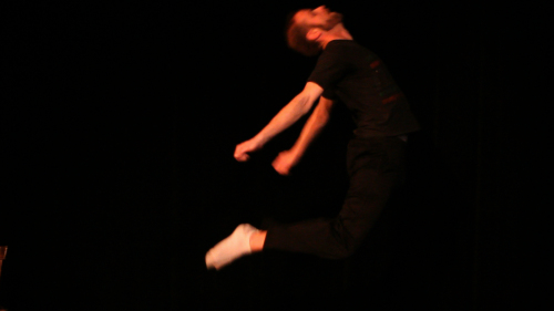 Trying to fly.
