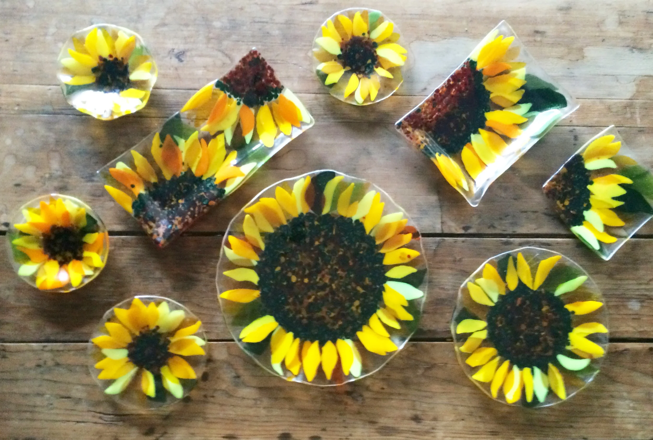 Sunflower Plates