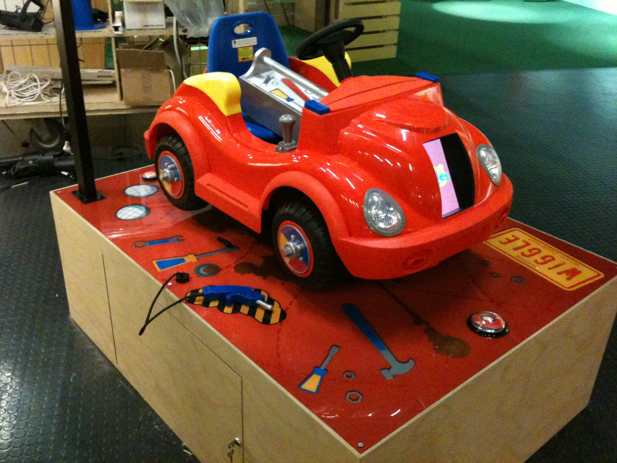 Big Red Car Repair Yard