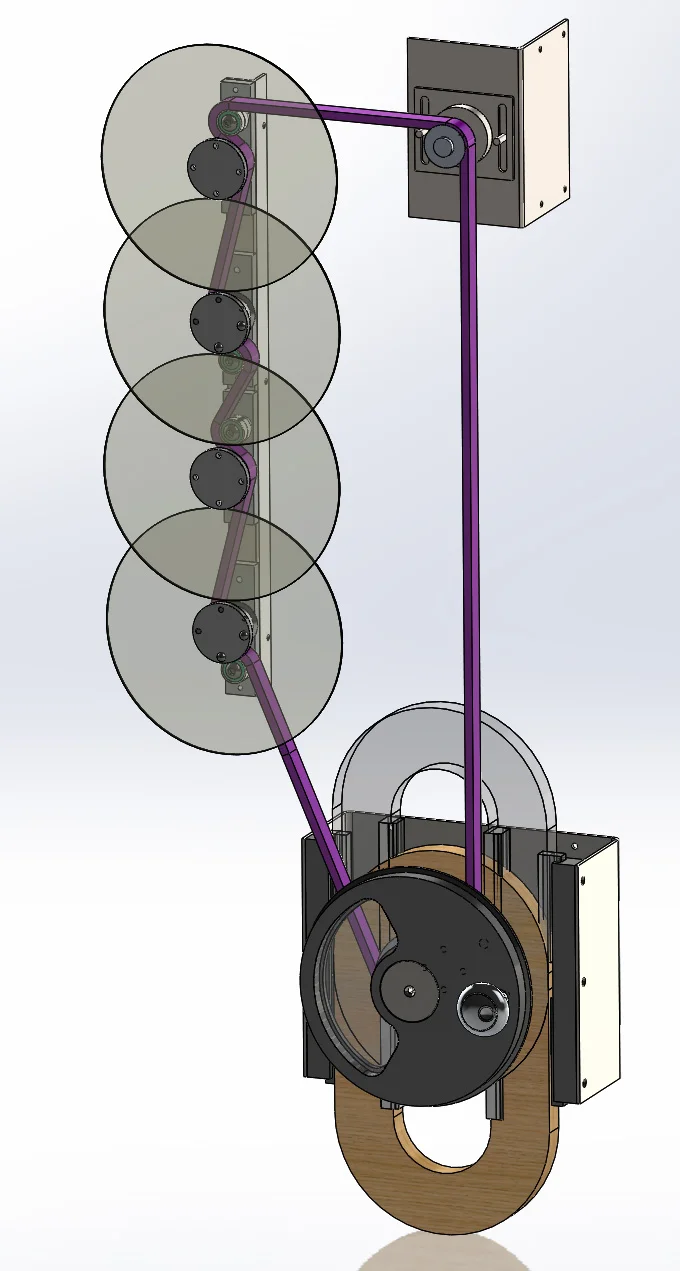 Drive 4 mechanisms in one go!
