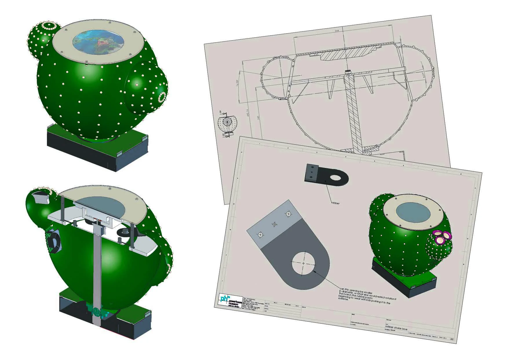 Globe Trotter's conceptual workings