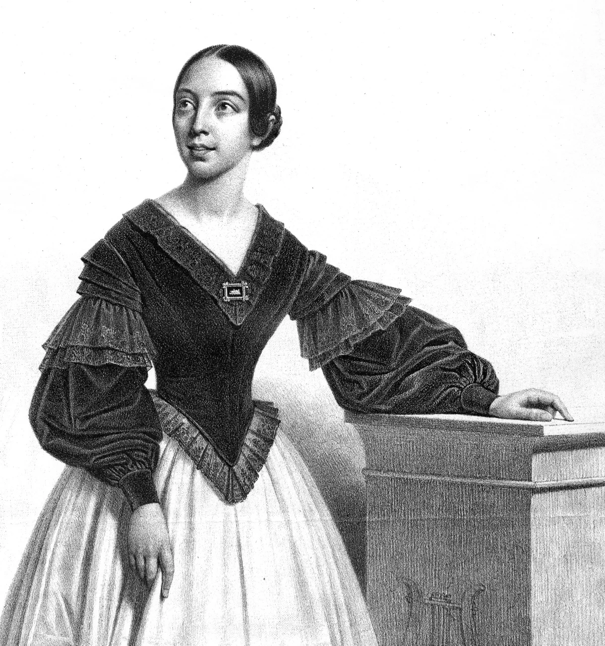 Pauline Viardot-Garcia (1821-1910) circa 1840, courtesy of the Yale University Library