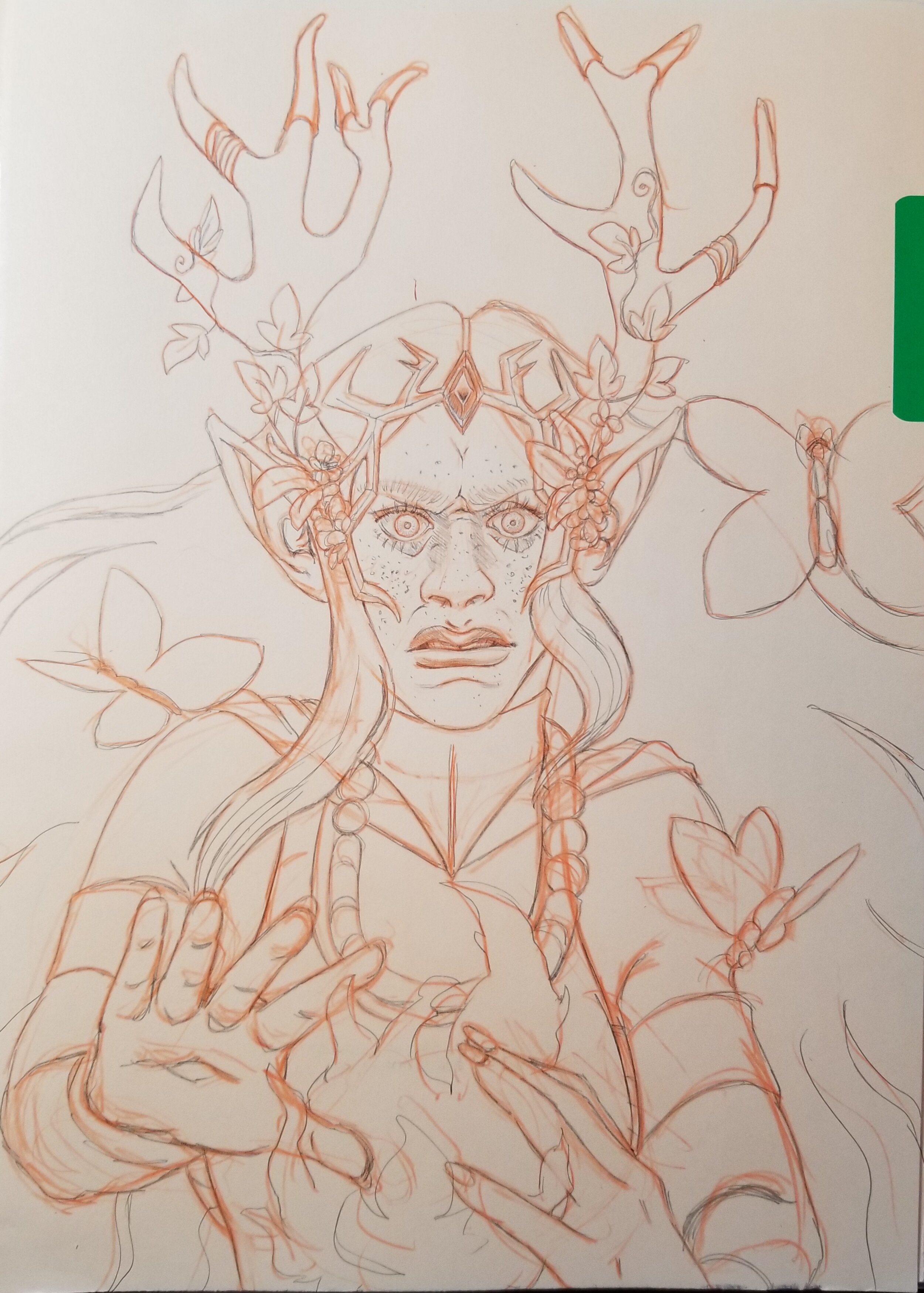 Keyleth, a druid from a Dungeons and Dragons podcast called Critical Role.