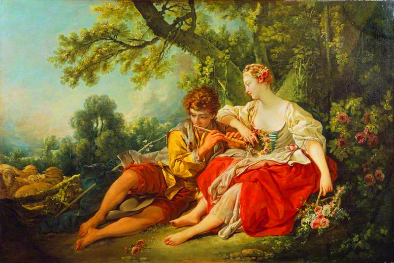 Shepherd Piping to a Shepherdess by François Boucher | The Wallace Collection, London UK