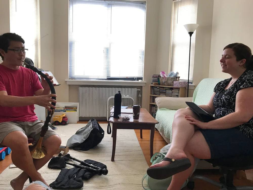 Oboe da caccia + Heidi geeking out