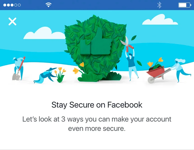 Facebook Paper Art and Illustration