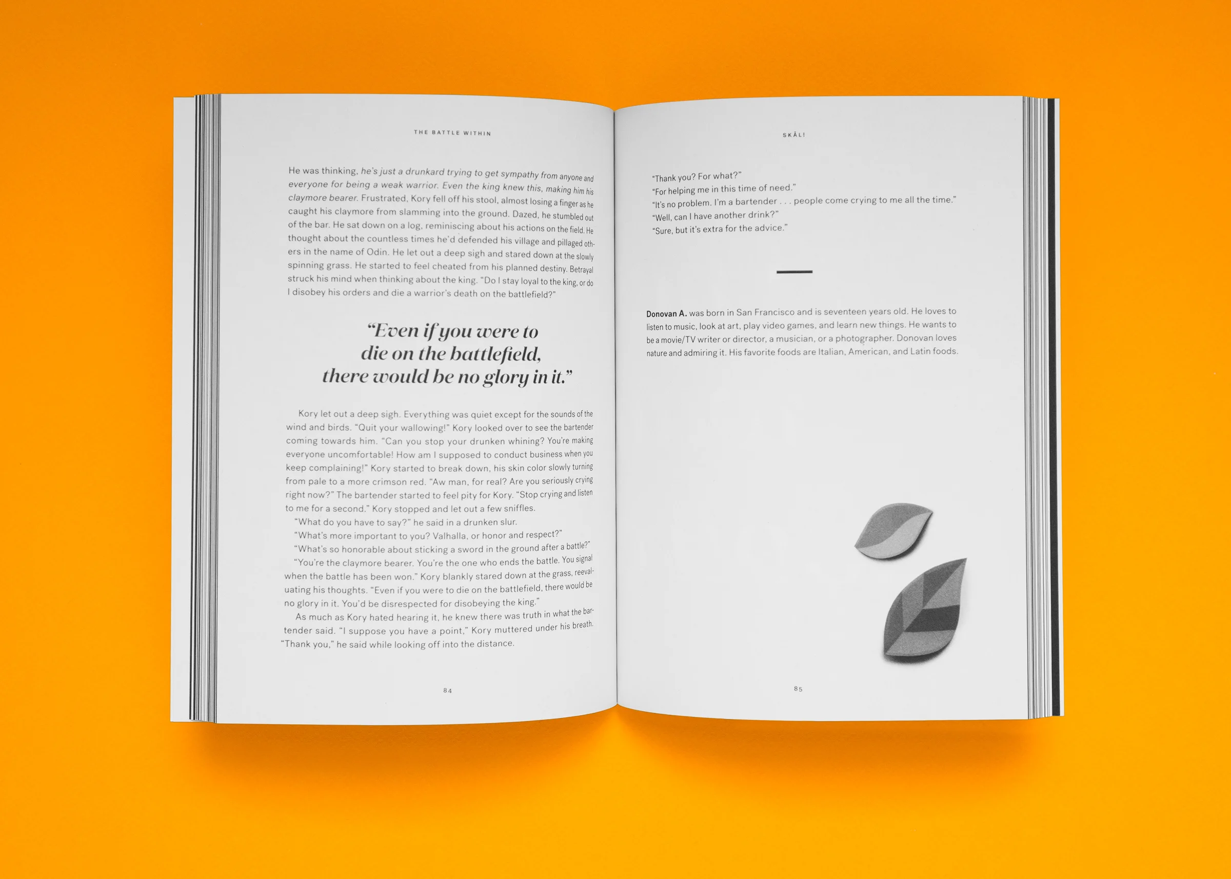 The Battle Within interior  pages