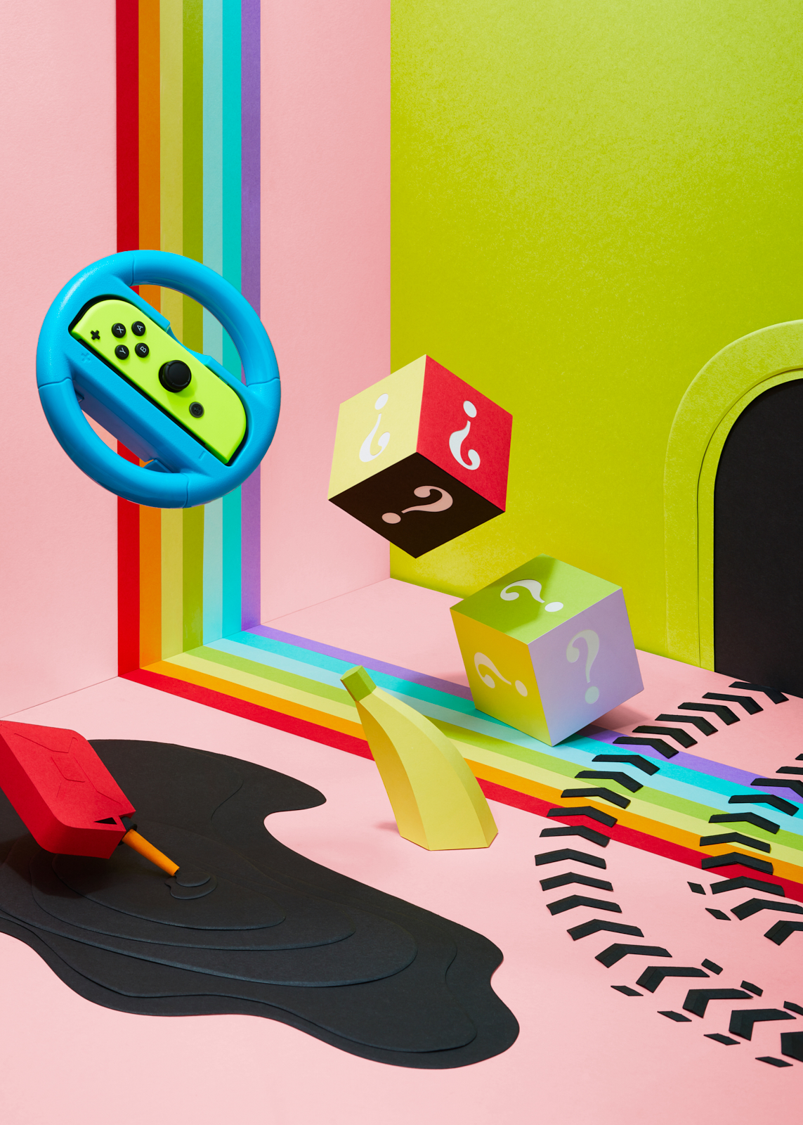 Mario Kart paper set