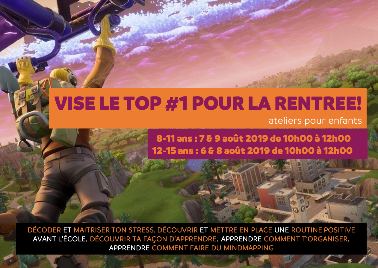 Ateliers pour enfants de 8-11 ans & 12-15 ans