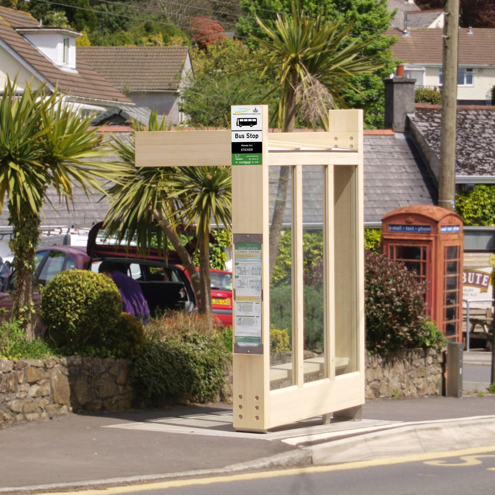 Bus Shelters in Accoya